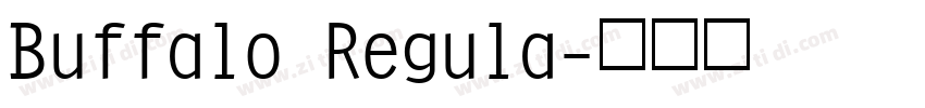 Buffalo Regula字体转换